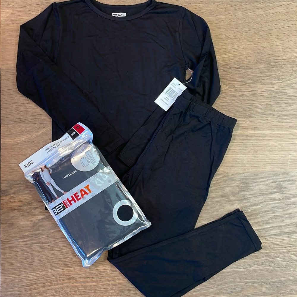 32 Degrees Heat Kids - M (8/10) Black